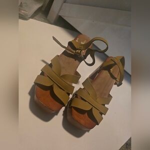 Madden Girl Mustard Yellow Sandals